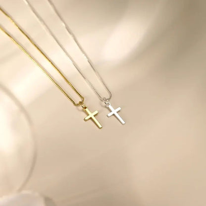 Tiny Cross Necklace