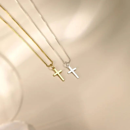 Tiny Cross Necklace
