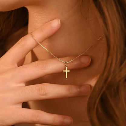 Tiny Cross Necklace