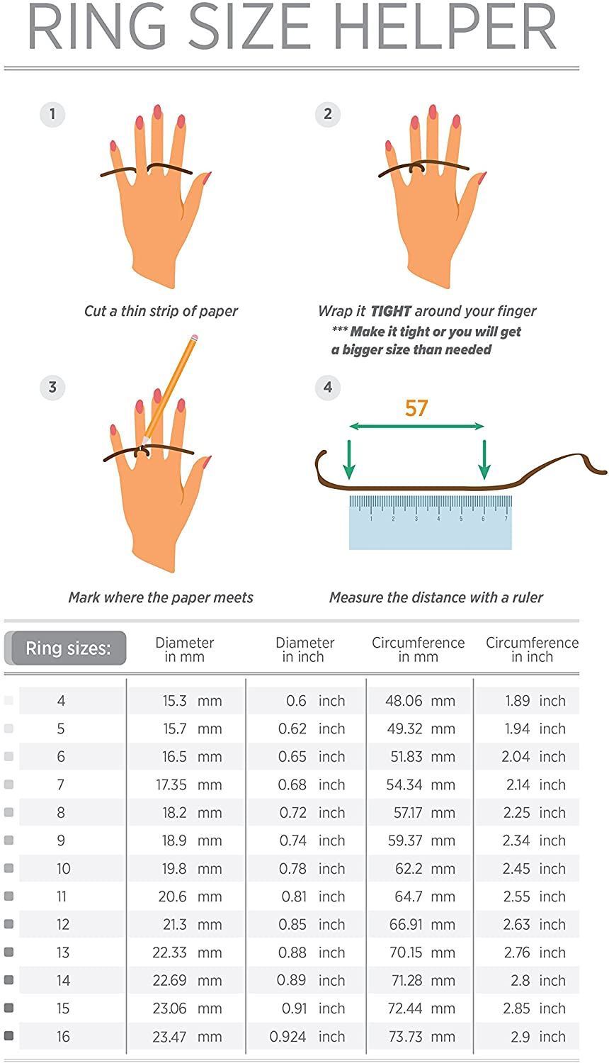 925 Silver Solitaire ring