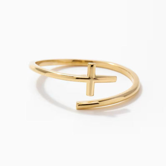 Cross Wrap Ring Christmas Gift