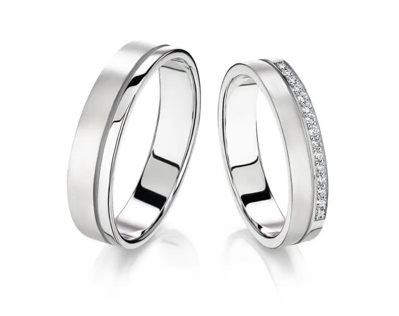 925 Silver Twilight Couple Ring -Adjustable