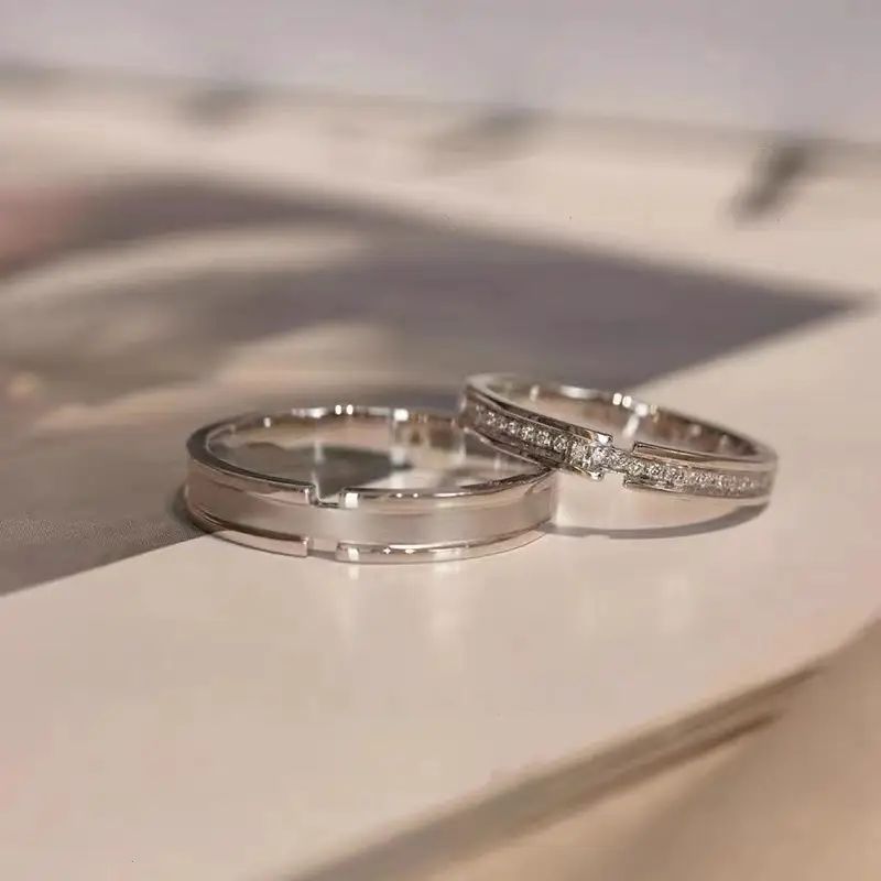 925 Silver Soulmate Couple Ring