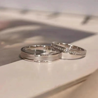 925 Silver Soulmate Couple Ring