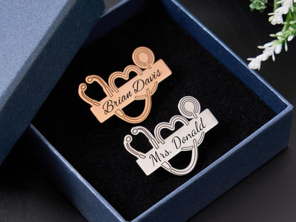 Personalised Doctor Brooch