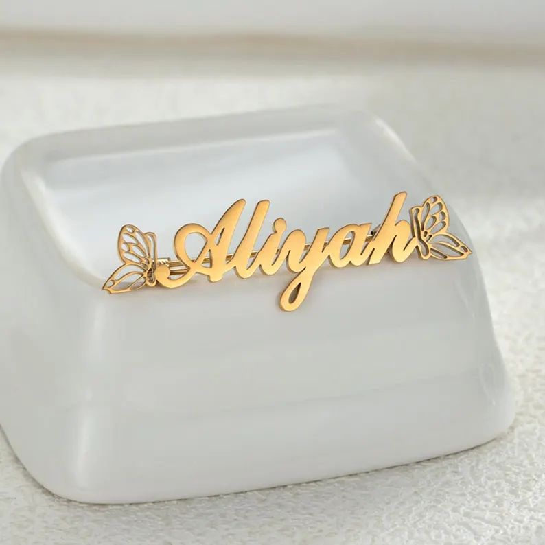 Butterfly Name Brooch