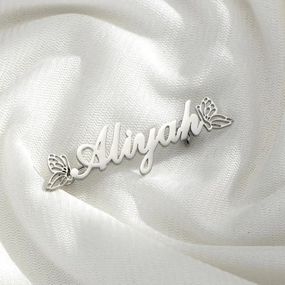 Butterfly Name Brooch