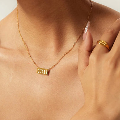 Angel number 11:11 necklace