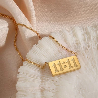 Angel number 11:11 necklace