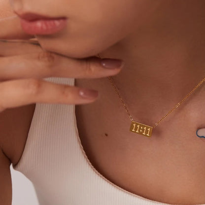 Angel number 11:11 necklace