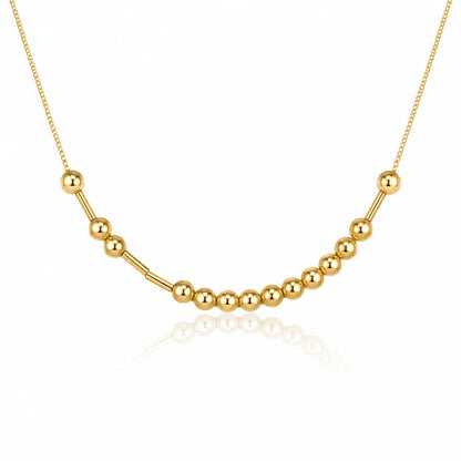 Morse code necklace